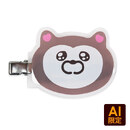 フリー型 前髪クリップ（クリア）