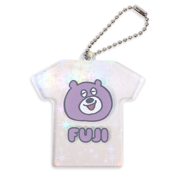 Tシャツ型キーホルダー（キラキラホログラム）
