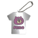 Tシャツ型キーホルダー（ミラー）
