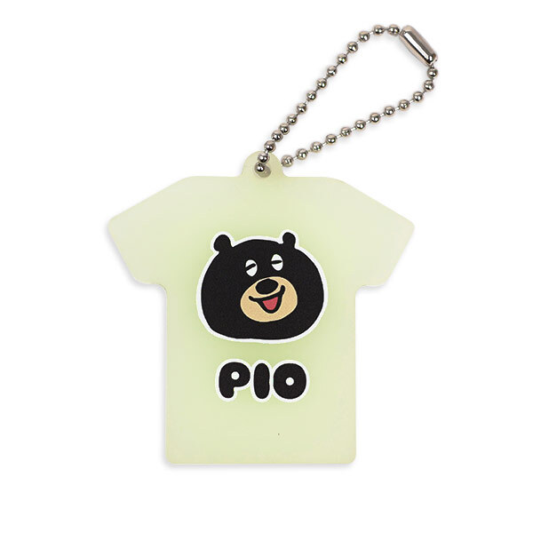 Tシャツ型キーホルダー（蓄光）