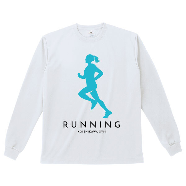 BEES BEAM 4.1oz ファイバードライ長袖Tシャツ　アイテムカラー：ホワイト