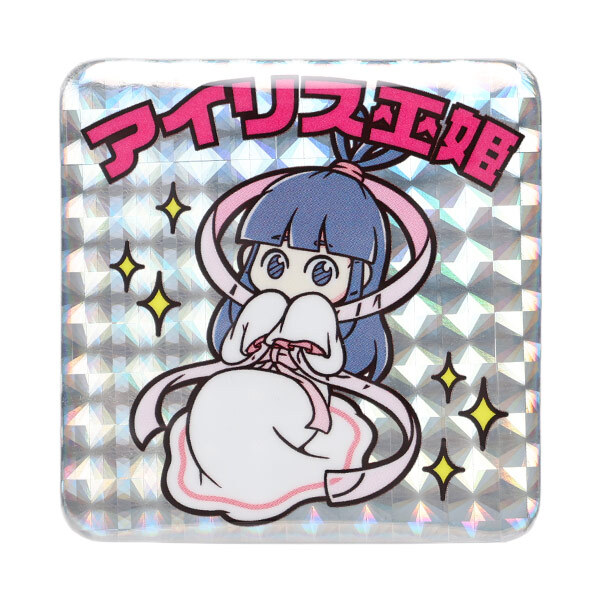 正方形 スクエアホロ缶バッジ