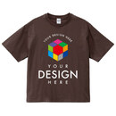 United Athle 6.5oz ファインジャージーボックスシルエットTシャツ　アイテムカラー：ダークチョコレート