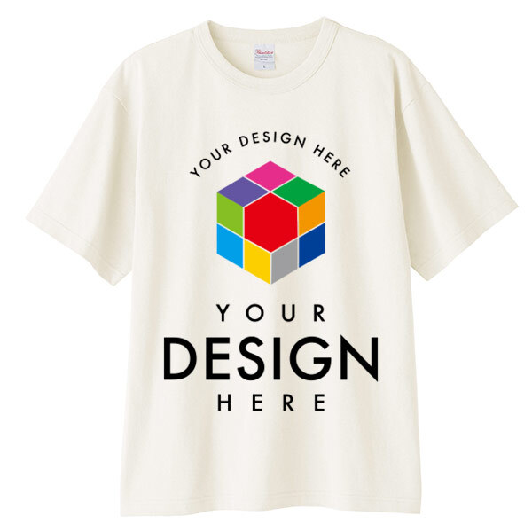 Printstar 5.9oz オープンエンドTシャツ　アイテムカラー：アイボリー