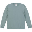 United Athleの 5.6oz 長袖Tシャツ（1.6インチリブ）アイテムカラー：スモーキーグリーン
