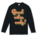 Printstar 5.6oz ヘビーウェイト長袖Tシャツ　アイテムカラー：ブラック