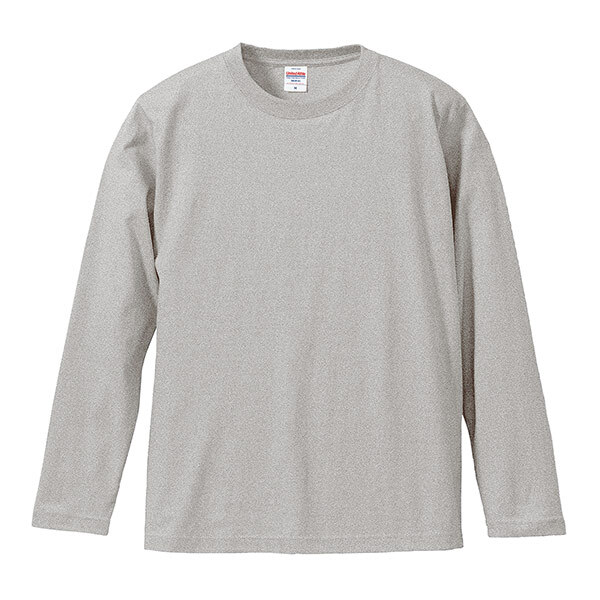 United Athle 5.6oz 長袖Tシャツ　アイテムカラー：ミックスグレー