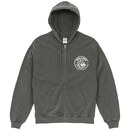 United Athle 8.8oz オープンエンド フェードウォッシュ スウェット フルジップパーカー（裏パイル）