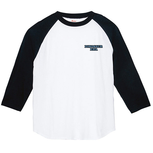 Printstar 5.6oz ヘビーウェイトベースボールTシャツ　アイテムカラー：ホワイト&times;ブラック