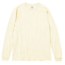 Printstar 5.6oz ヘビーウェイト長袖リブTシャツ　アイテムカラー：アイボリー