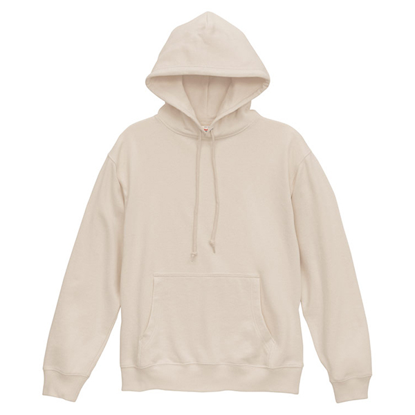 United Athle 8.8oz オーセンティック パイルスウェットプルオーバーパーカー（裏パイル）グレージュ