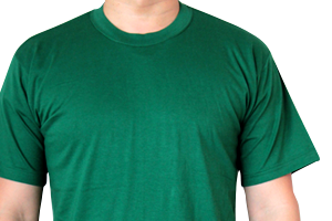 日本製Tシャツのモデル着用写真