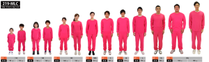 219-MLC全サイズ比較表