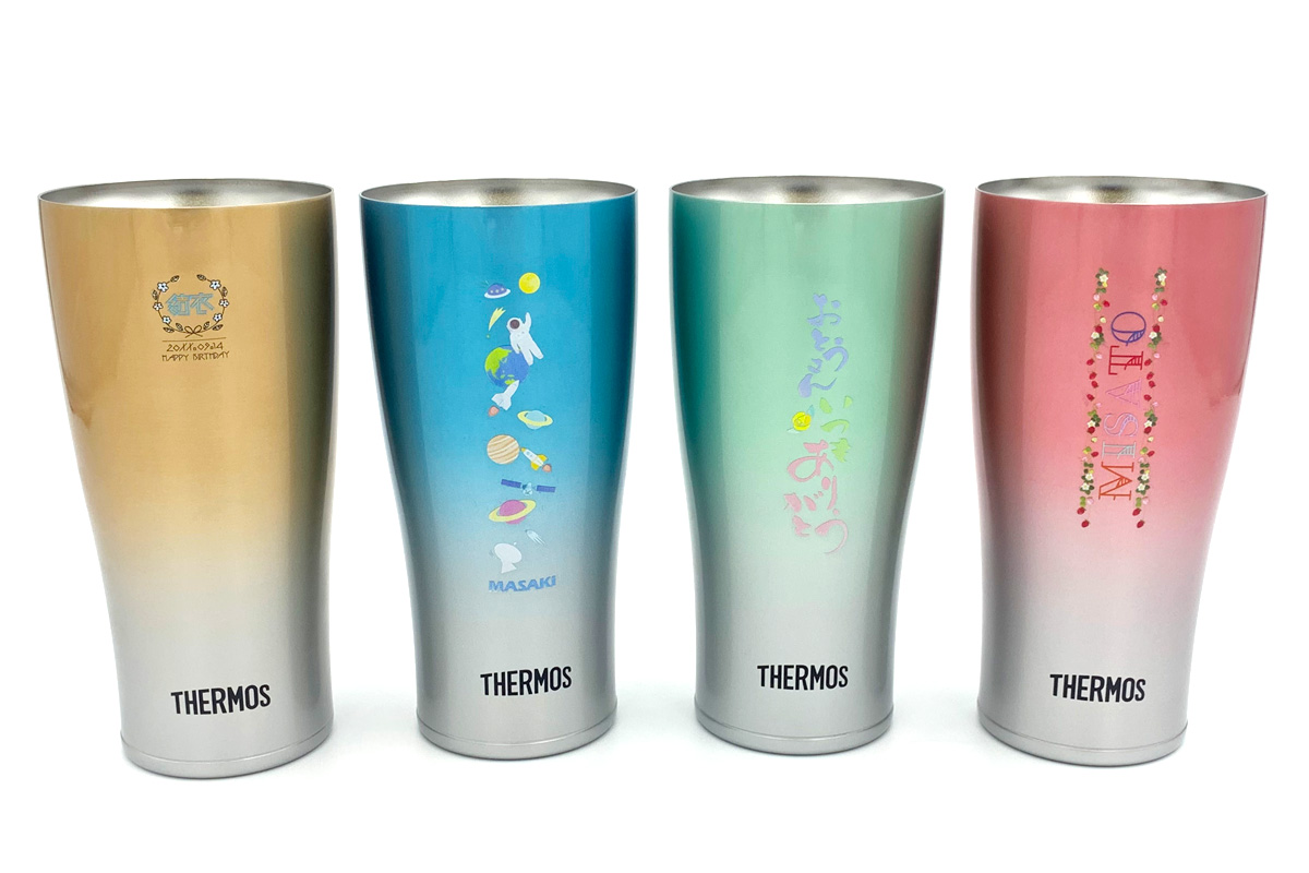 THERMOS真空断熱タンブラーにフルカラープリント