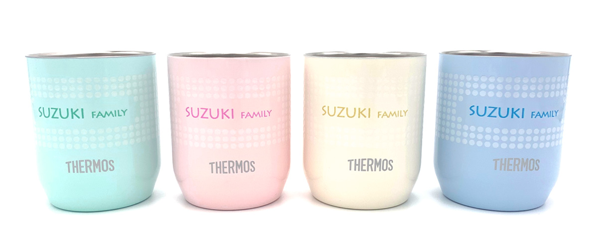 THERMOS真空断熱カップにオリジナルデザインをプリントしよう!