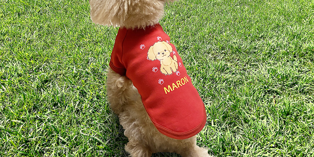 犬用 Tシャツ | オリジナル 犬用 Tシャツのプリント 作成 製作ならオリジナルプリント.jpで！