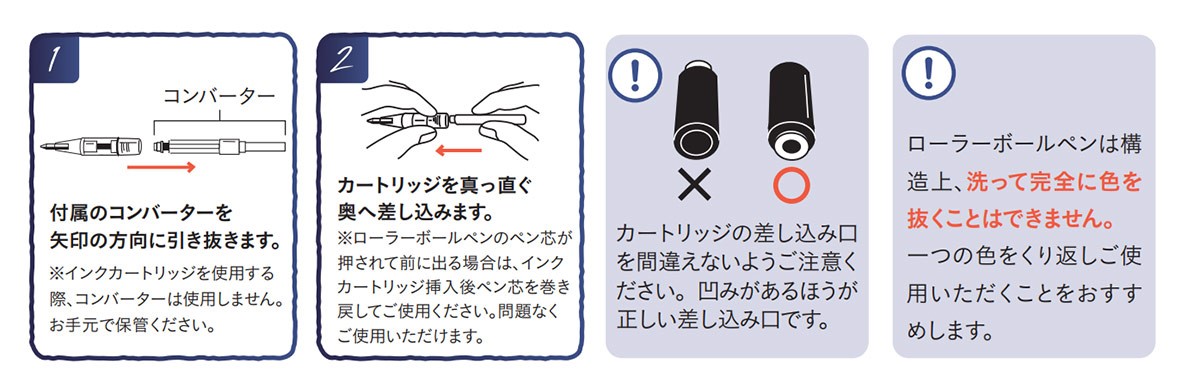 インクカートリッジを使用する場合の使い方