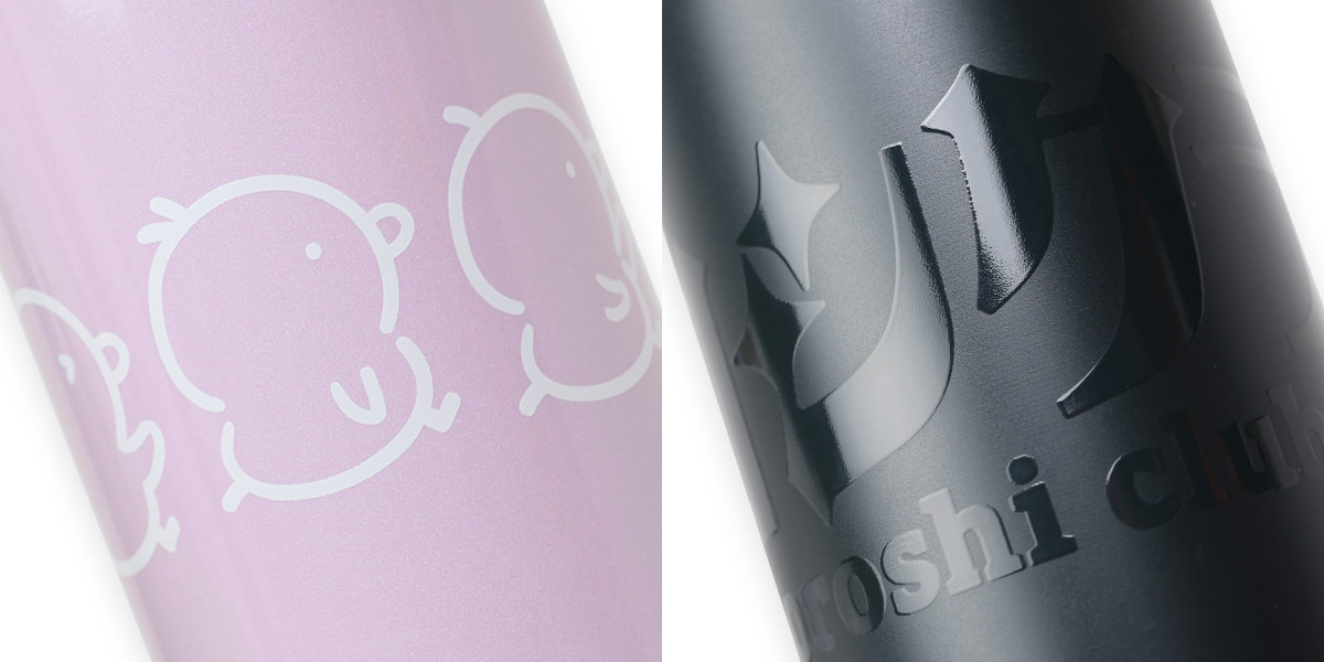 回転シルク・透明UV横並び