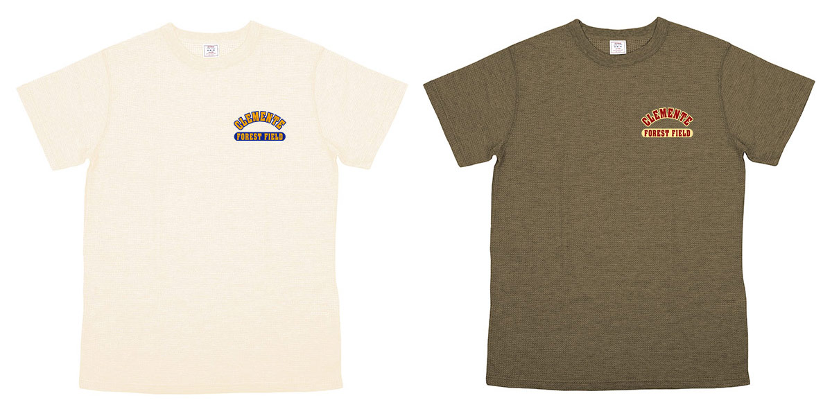 JEMORGAN ワッフル半袖クルーTシャツ