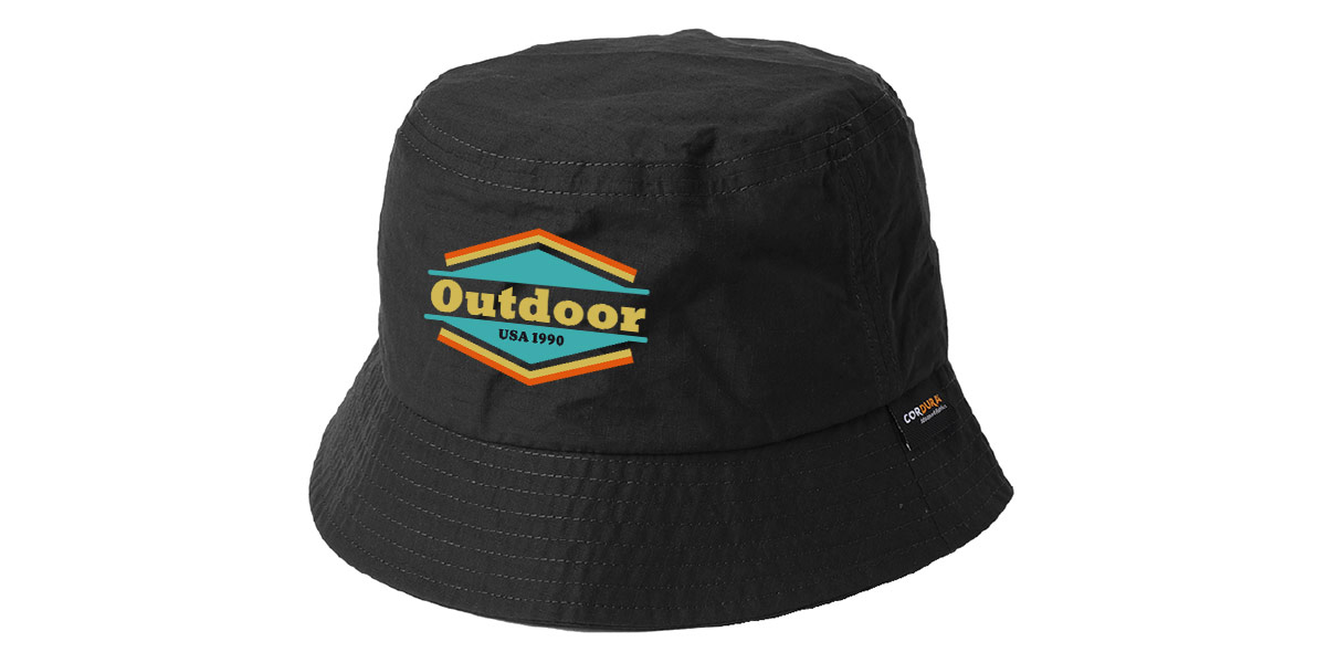 コーデュラバケットハット プリントイメージ