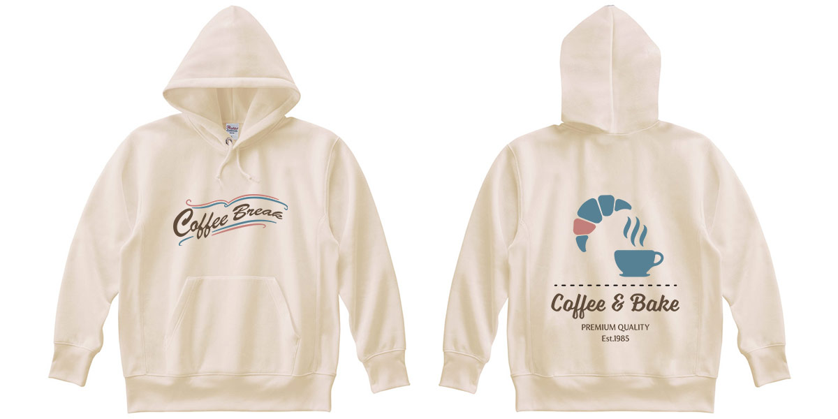 商品平置き写真プリントあり 2種横並び