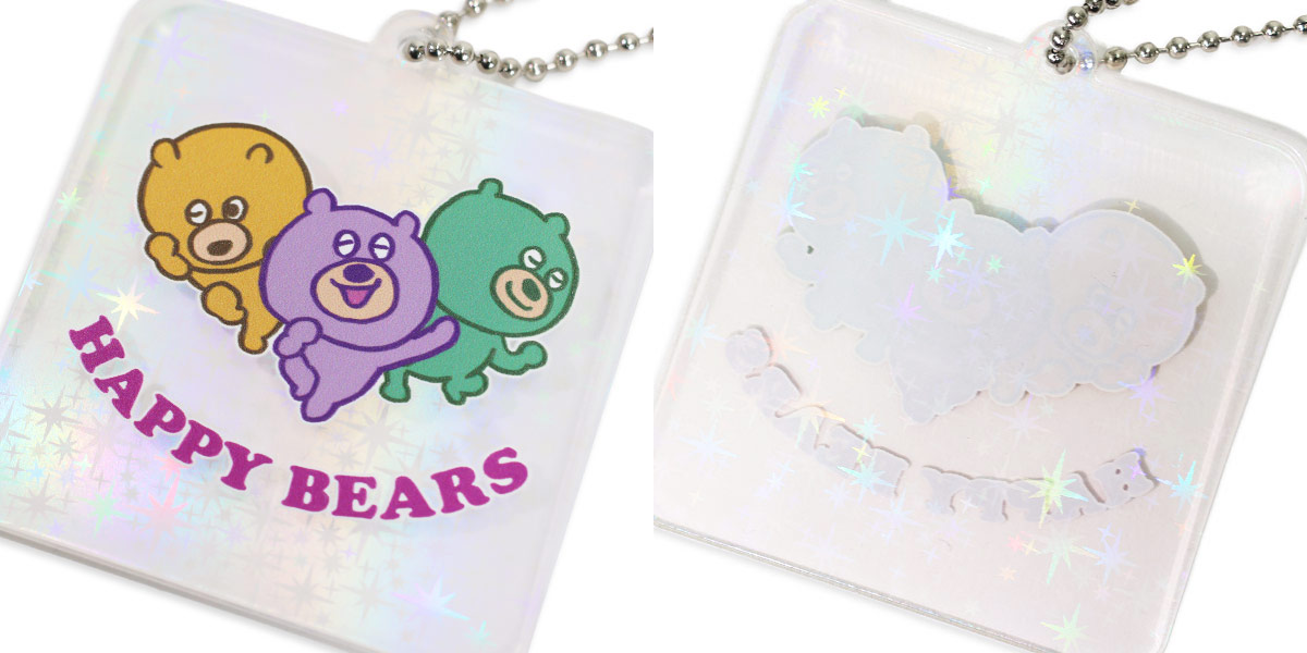 プリント部分の表と裏面アップ