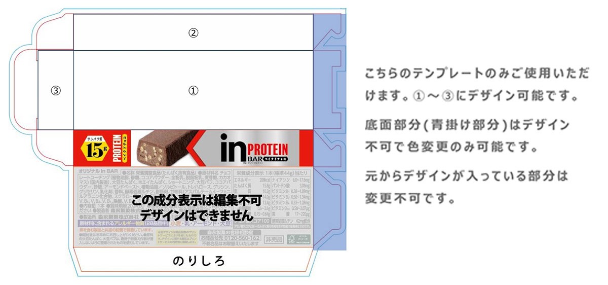 テンプレ横並び