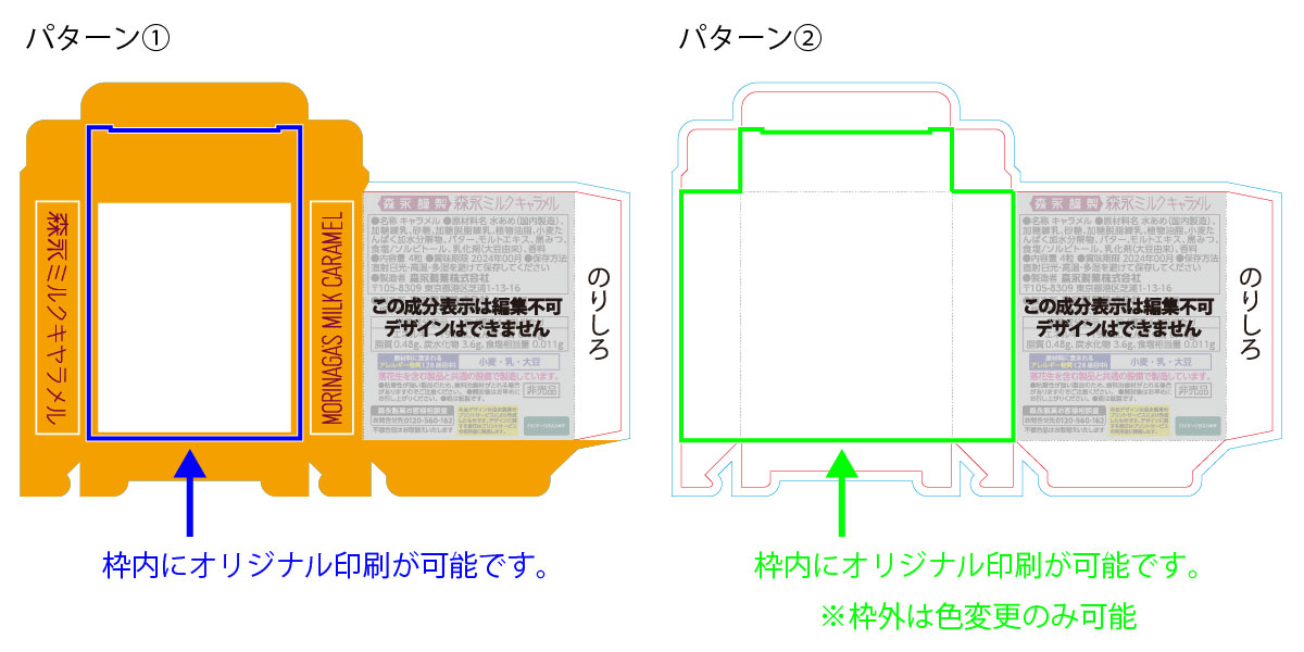 テンプレ横並び