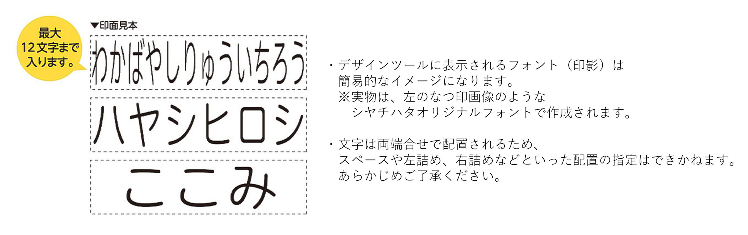 フォント一覧