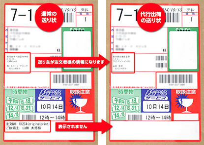 送り状サンプル