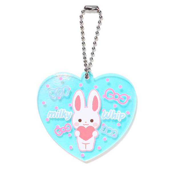 ハート型キーホルダー（オーロラ） | オリジナル ハート型キーホルダー