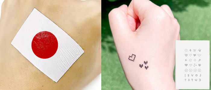 白地タトゥーシール見本2