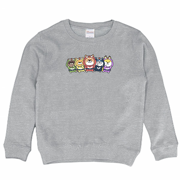 Printstar 8.4oz クルーネックライトトレーナー(キッズ)のデザイン合成イメージ