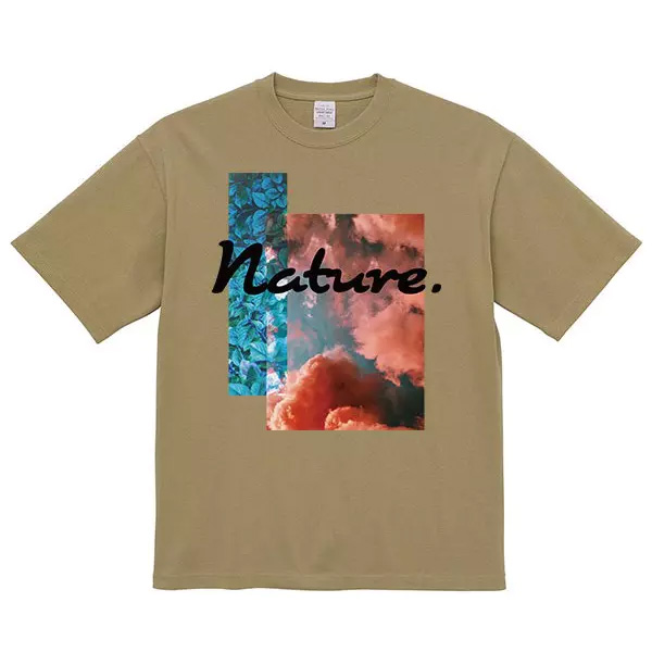 United Athle 9.1oz マグナムウェイトビッグシルエットTシャツのデザイン合成イメージ
