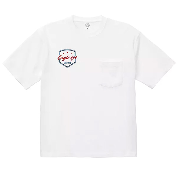 UUnited Athle 9.1oz マグナムウェイトビッグシルエットTシャツ(ポケット付)のデザイン合成イメージ