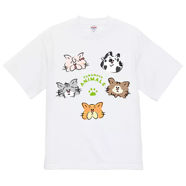 United Athle 8.2oz オーガニックコットン Tシャツのデザイン合成イメージ