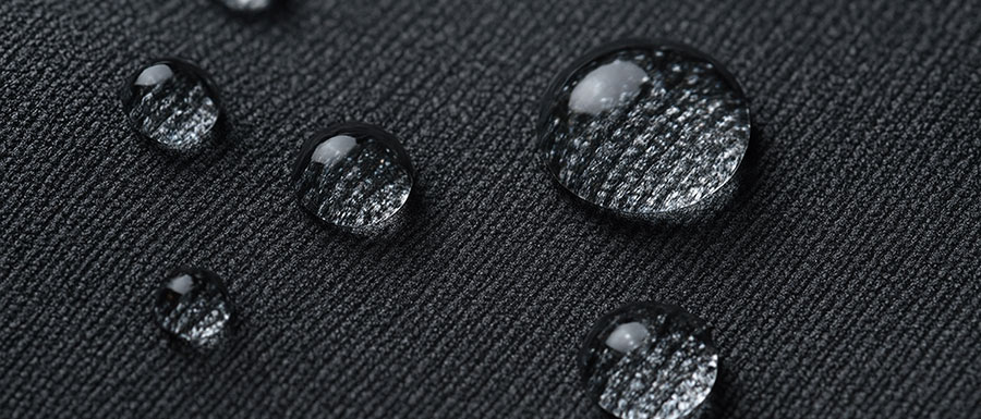 吸汗速乾素材のクローズアップ