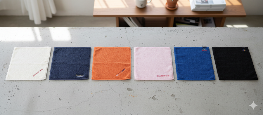 オリジナル刺繍タオル