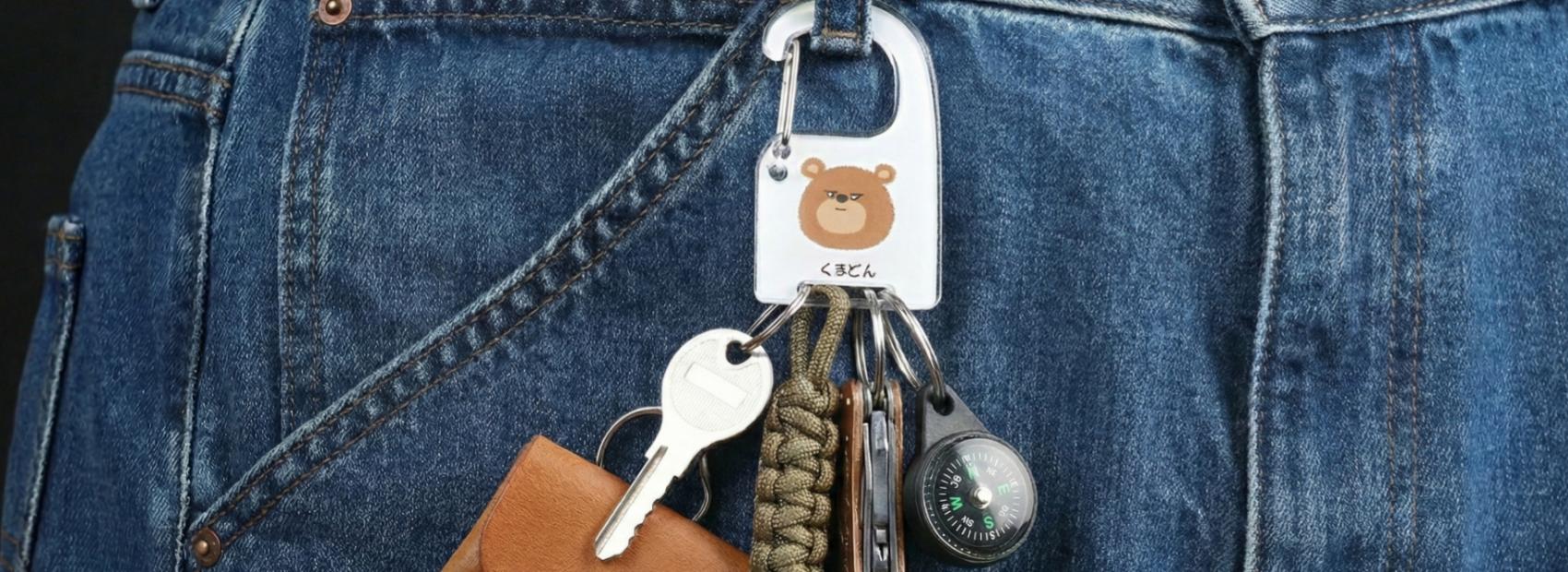 オリジナルアクリルカラビナ ノベルティ