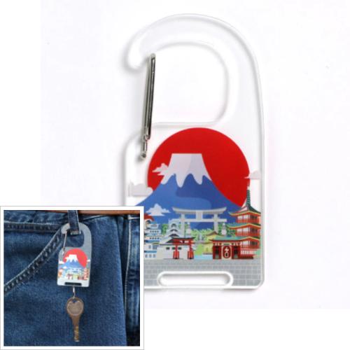 アクリルカラビナ Mサイズ オリジナル印刷