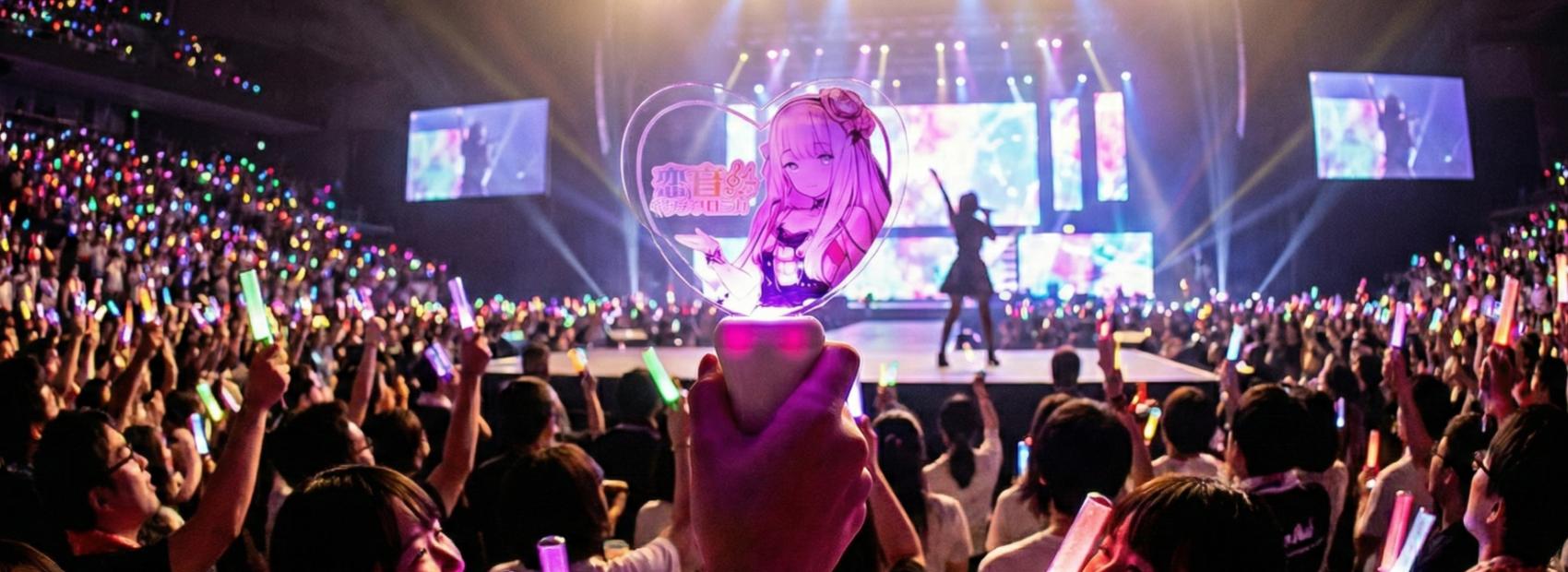 推し活アクリルライト 光るオリジナルグッズ