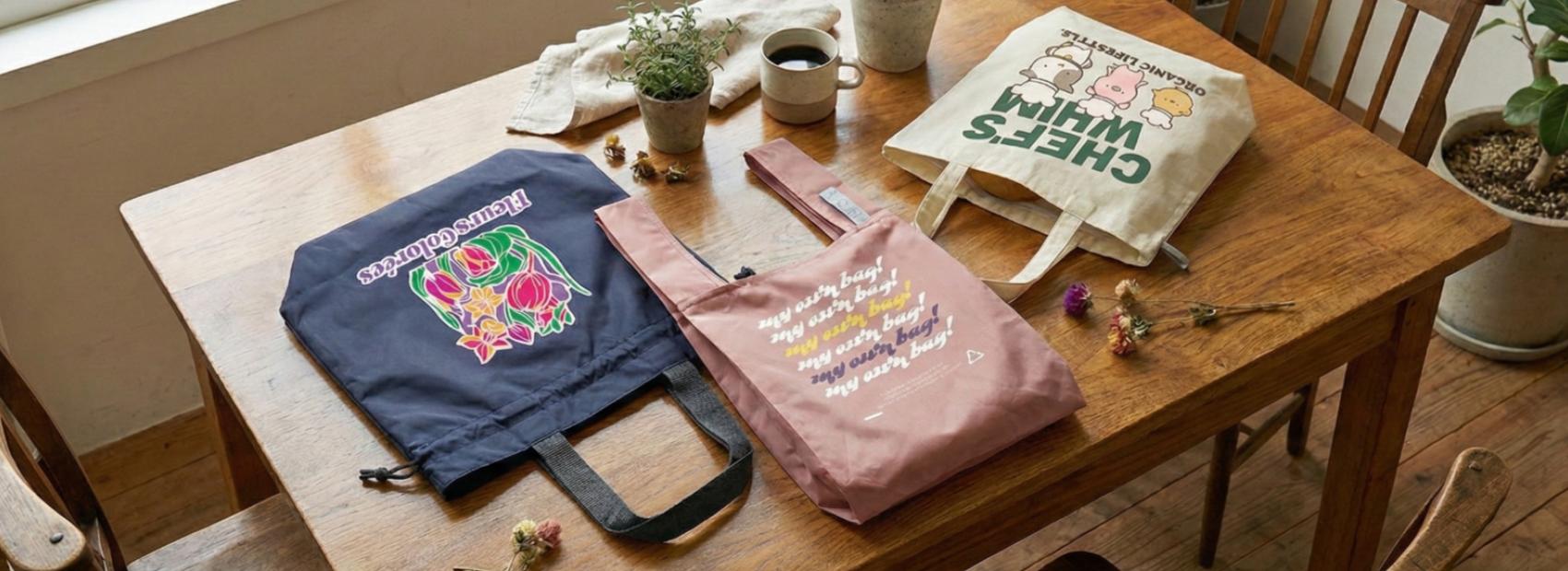 小ロットで作れるオリジナルエコバッグ