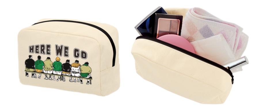 キャンバスファスナーポーチ（M）