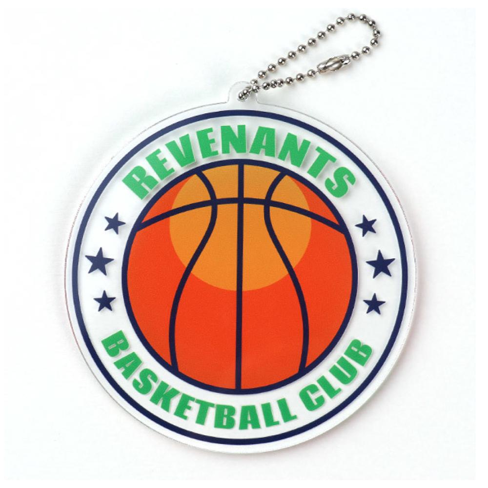 円形キーホルダー