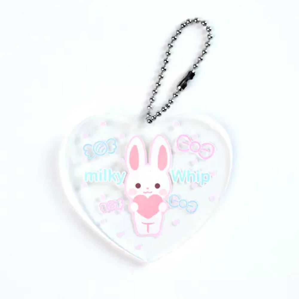 ハート型キーホルダー