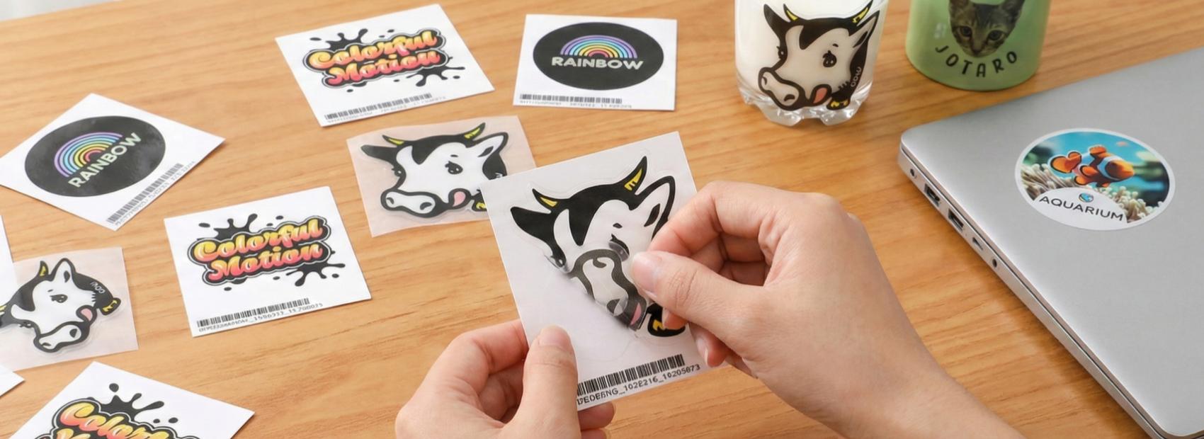 オリジナルステッカー 作成イメージ