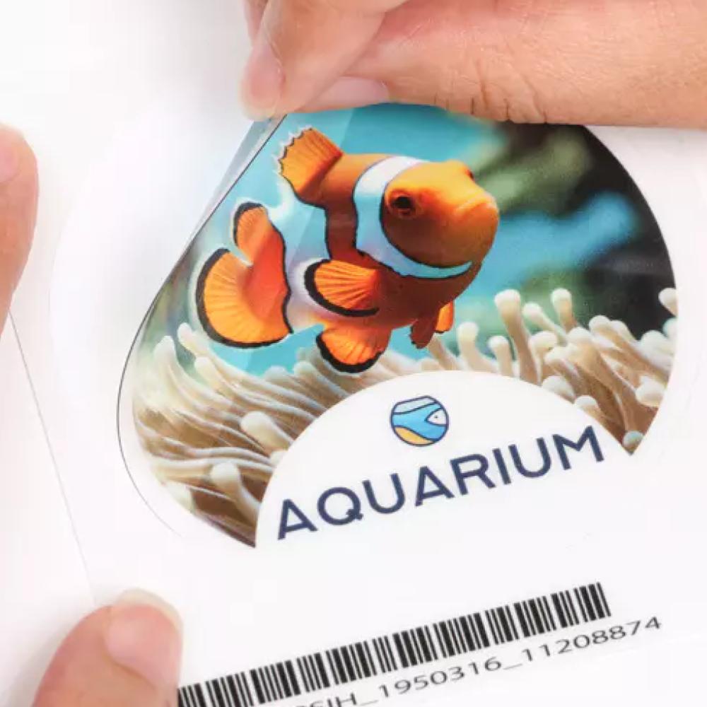 透明ステッカー