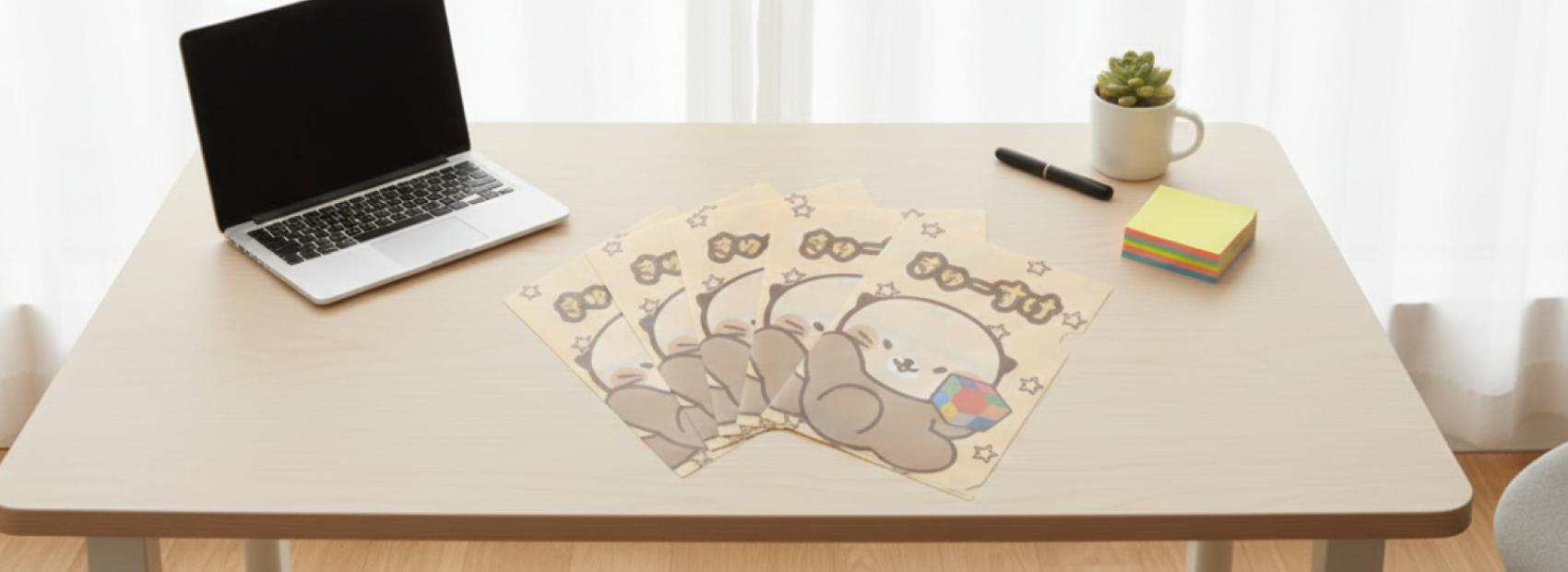 オリジナルクリアファイル制作