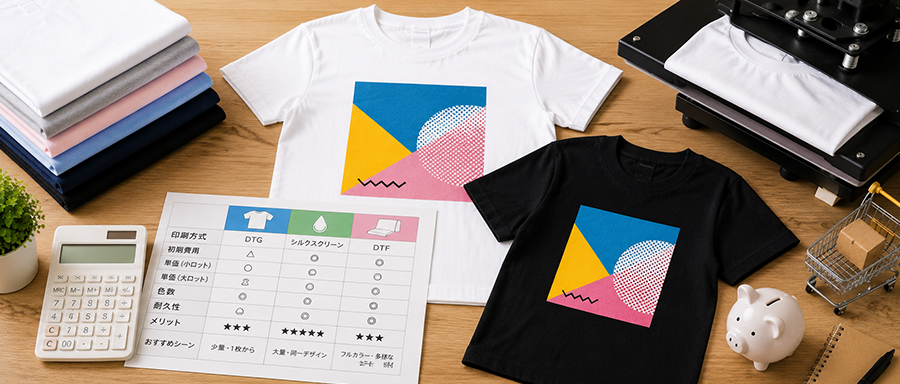オリジナルTシャツを激安で作るコツ
