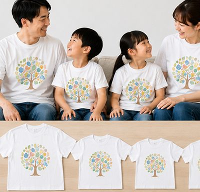親子3世代おそろいTシャツ